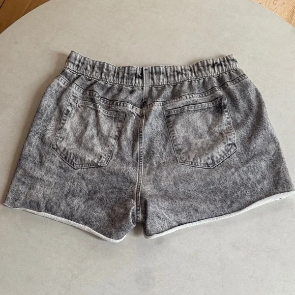 rag & bone Washed Knit Jean Shorts - Picture 4 of 4